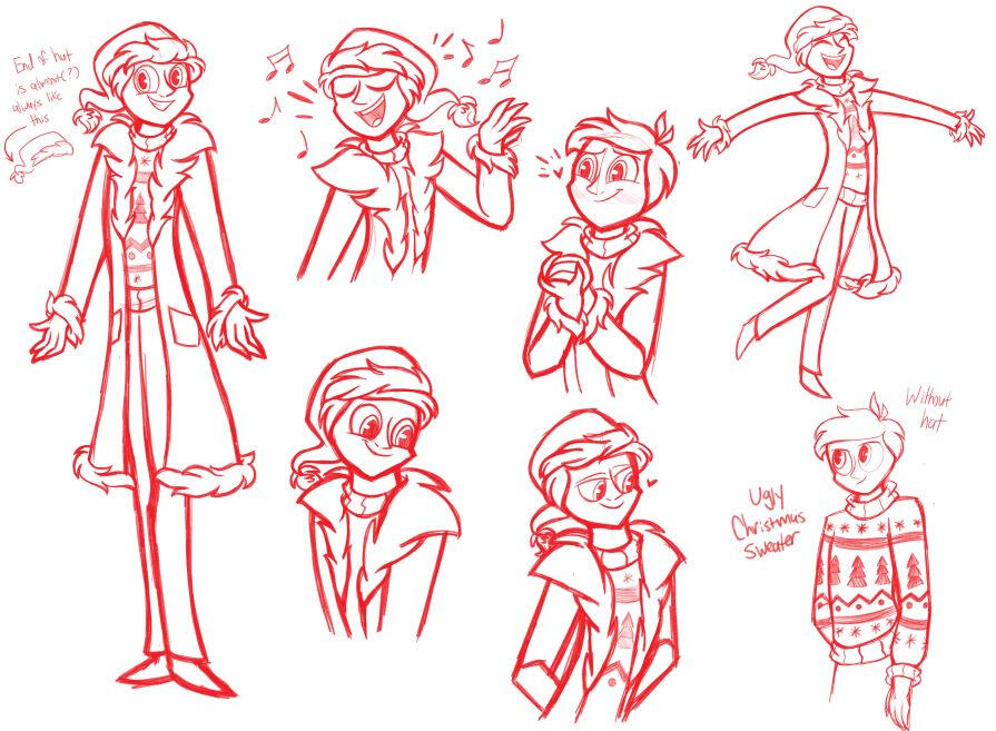 Christopher Kringle character studies